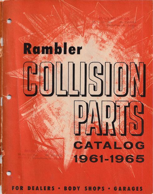 1961 – 1965 Rambler Collision Parts Catalog