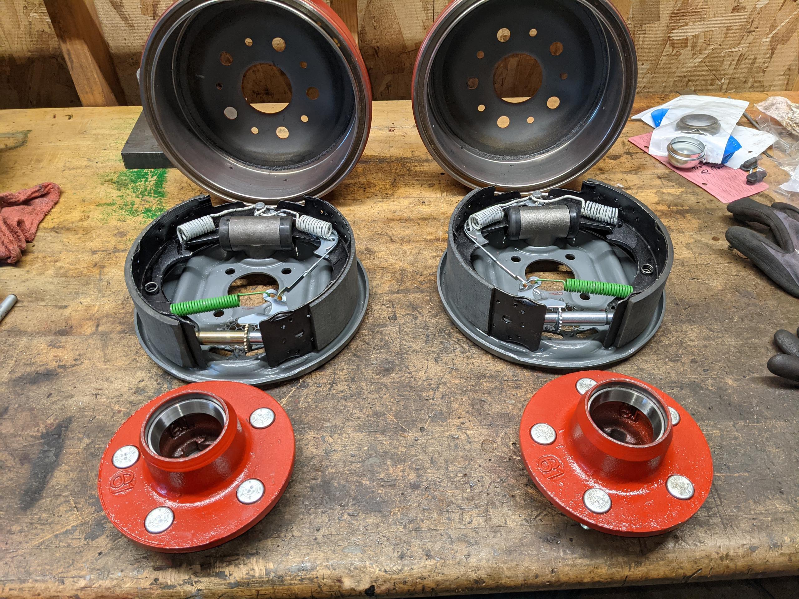 How to assemble Bendix front drum brakes