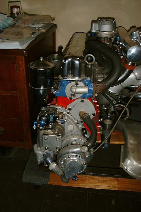 Barney Navarro-built Rambler turbo Indy motor