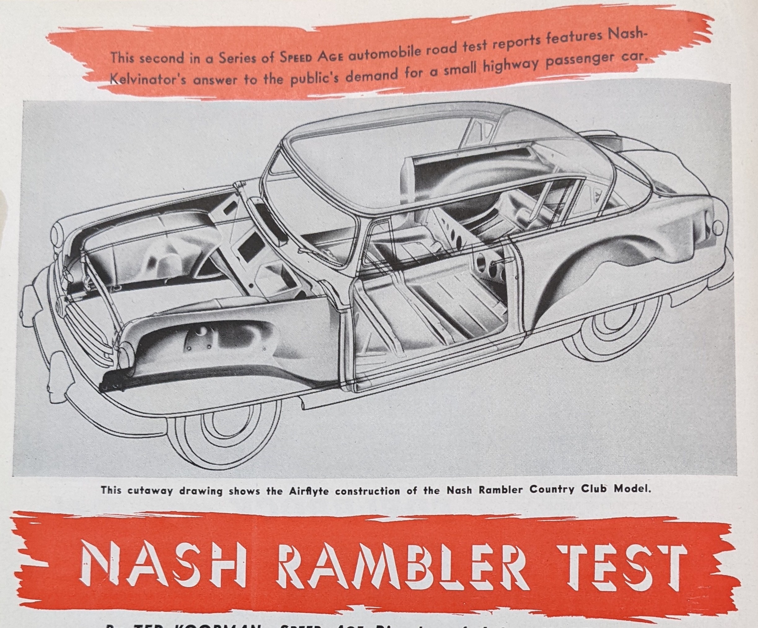 SPEED AGE reviews the 1952 Nash Rambler